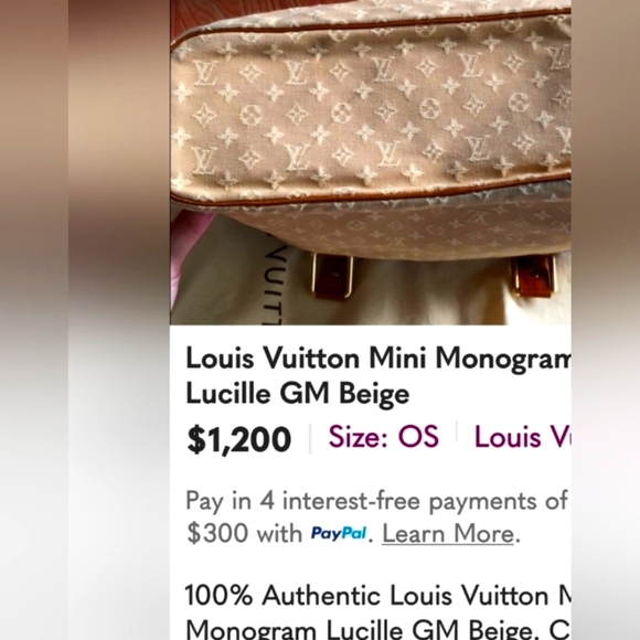 Louis vuitton Lucille mini gm Bag - Picture 13 of 16
